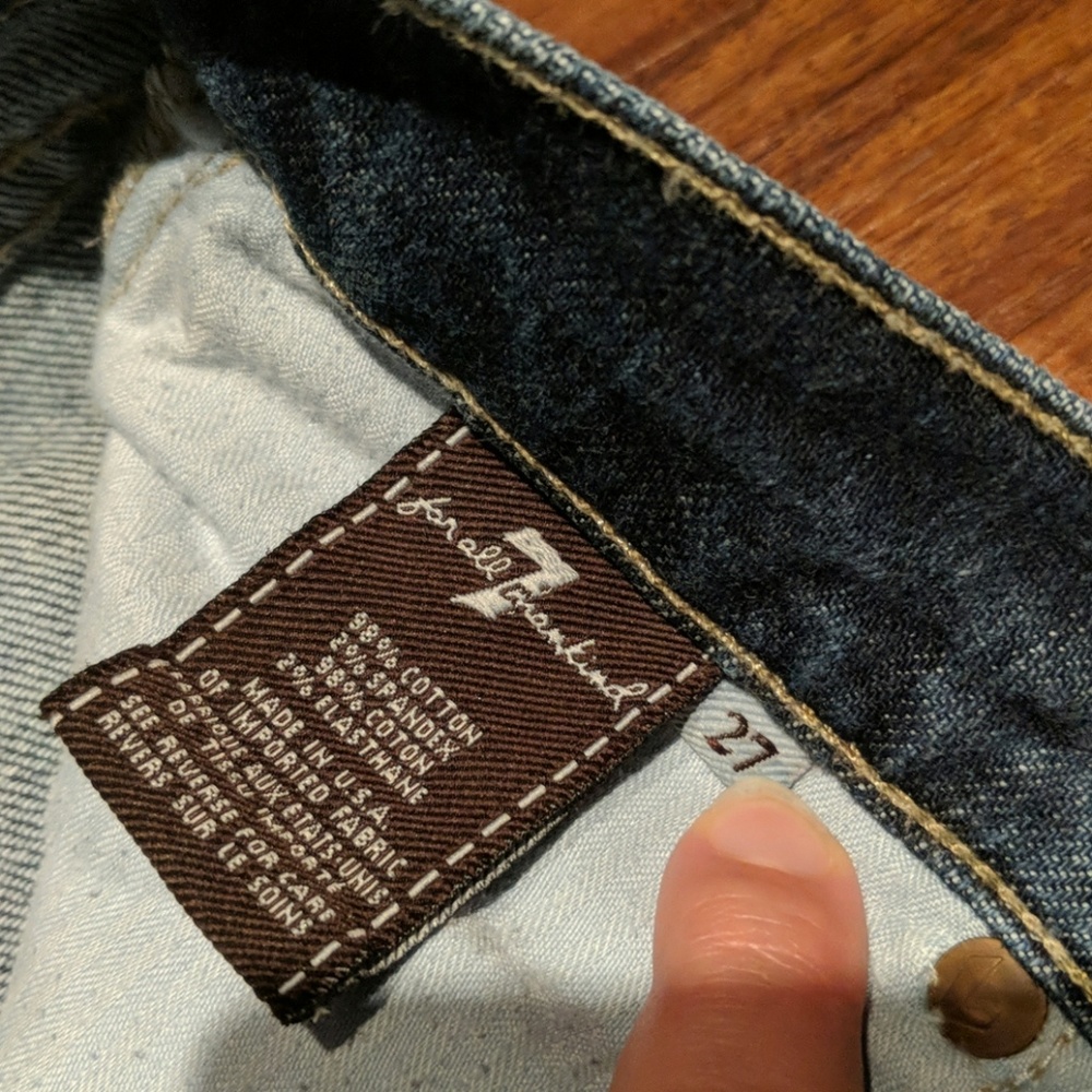 7 for all mankind Bootcut jeans 27 - Picture 3 of 7